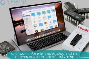 ghi xoa cap nhat phan mem cho IC tren mach dien tu